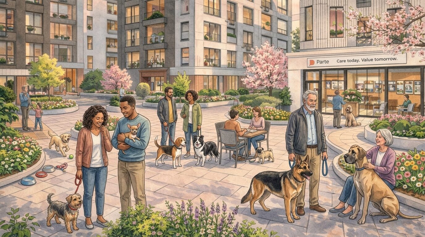 dog-apartment-building-elevator