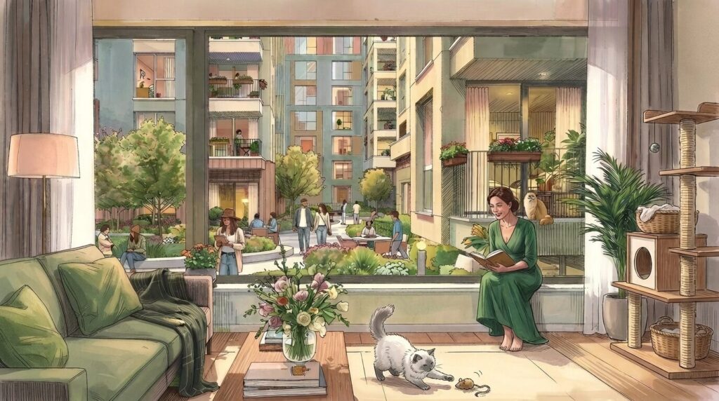 tips for a cat in an apartment