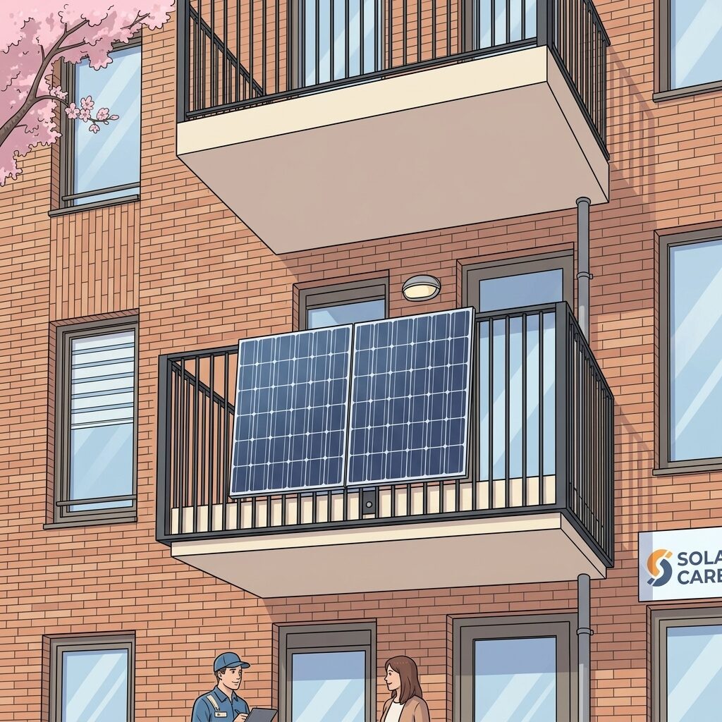 mag je zonnepanelen plaatsen op een balkon